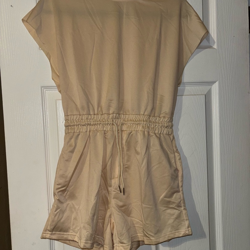 Elegant Cream Jumpsuit